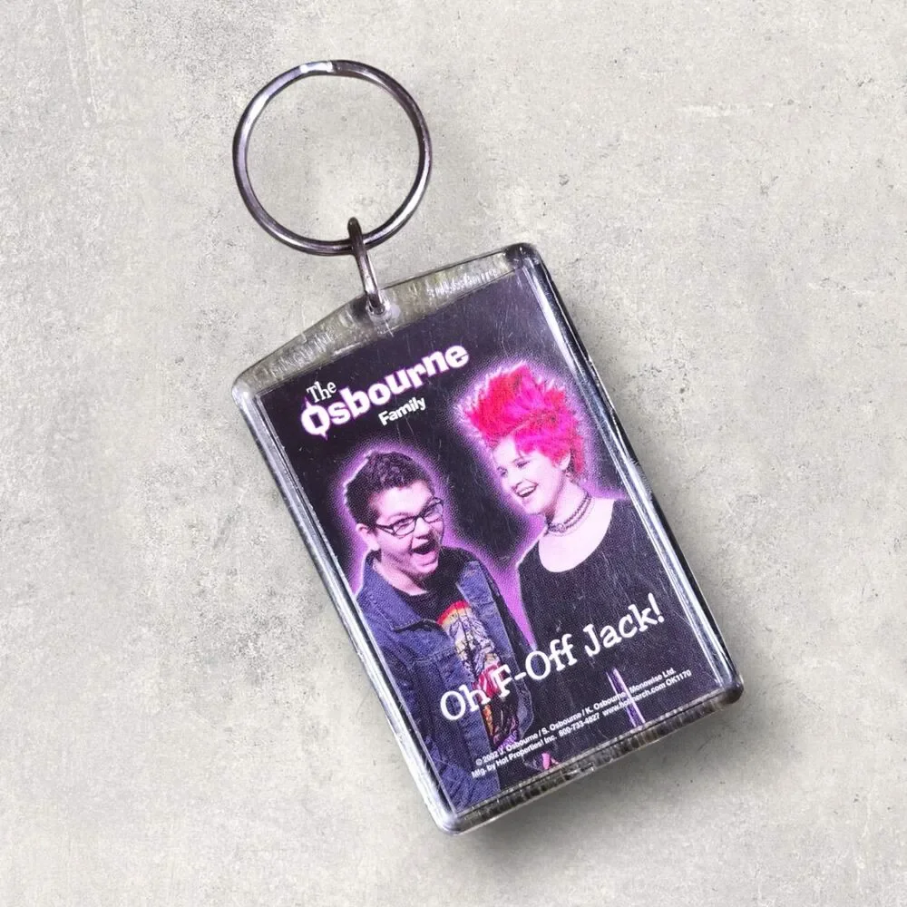 Ozzy Osbourne Family 2002 MTV Keychain Jack Kelly Reality TV Promo Hot Topic